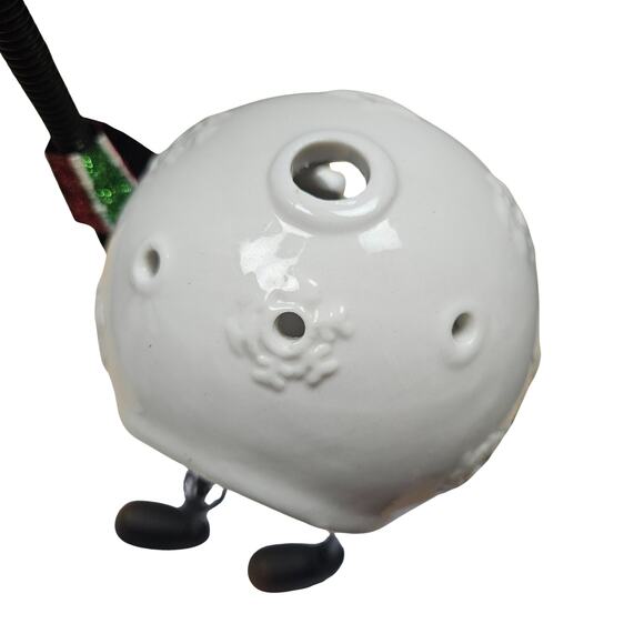 Pier 1 Imports Bobblehead Christmas Reindeer Moose Tea Candle Light Holder - Picture 7 of 8